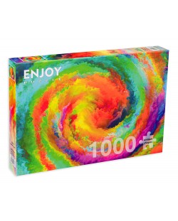 Puzzle Enjoy de 1000 de piese - Un vârtej de culoare